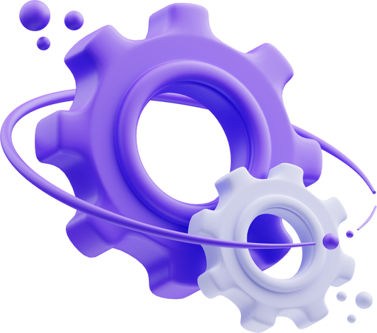 Setting 3d illustration